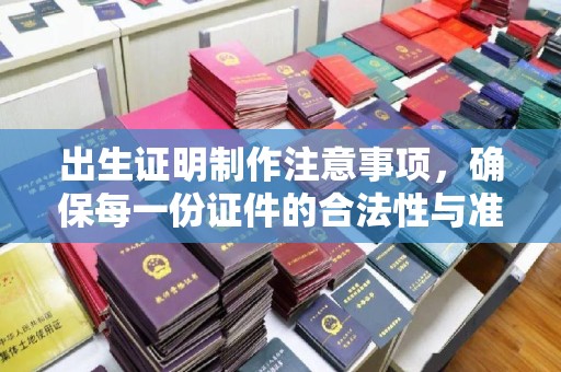 孟连出生证明制作注意事项，确保每一份证件的合法性与准确性